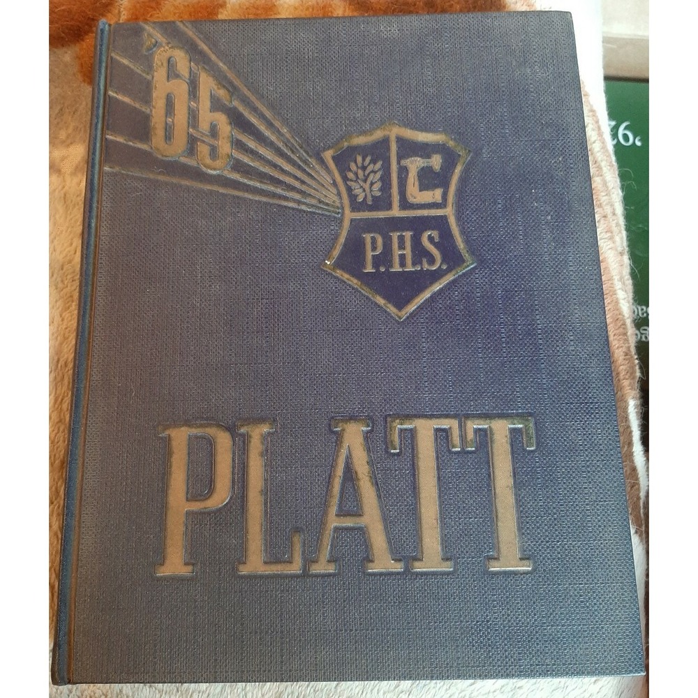 Vintage Meriden Connecticut Orville H. PLATT High School 1965 Yearbook